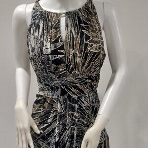 R&M RICHARDS Womens Zippered Lined Sleeveless Dress